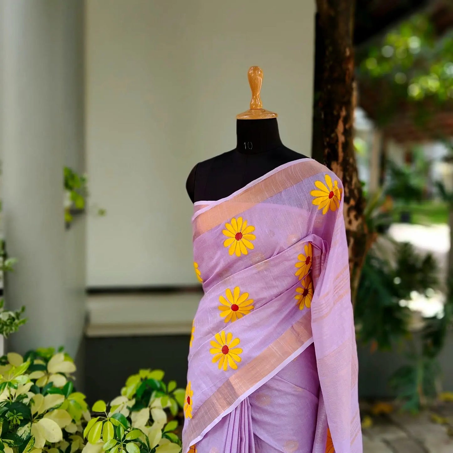 Hand-Painted Light Purple Beauty