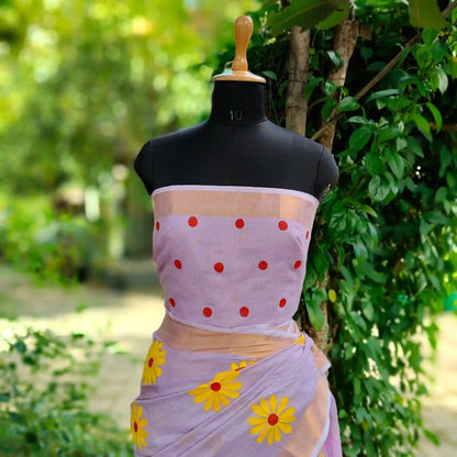 Hand-Painted Light Purple Beauty