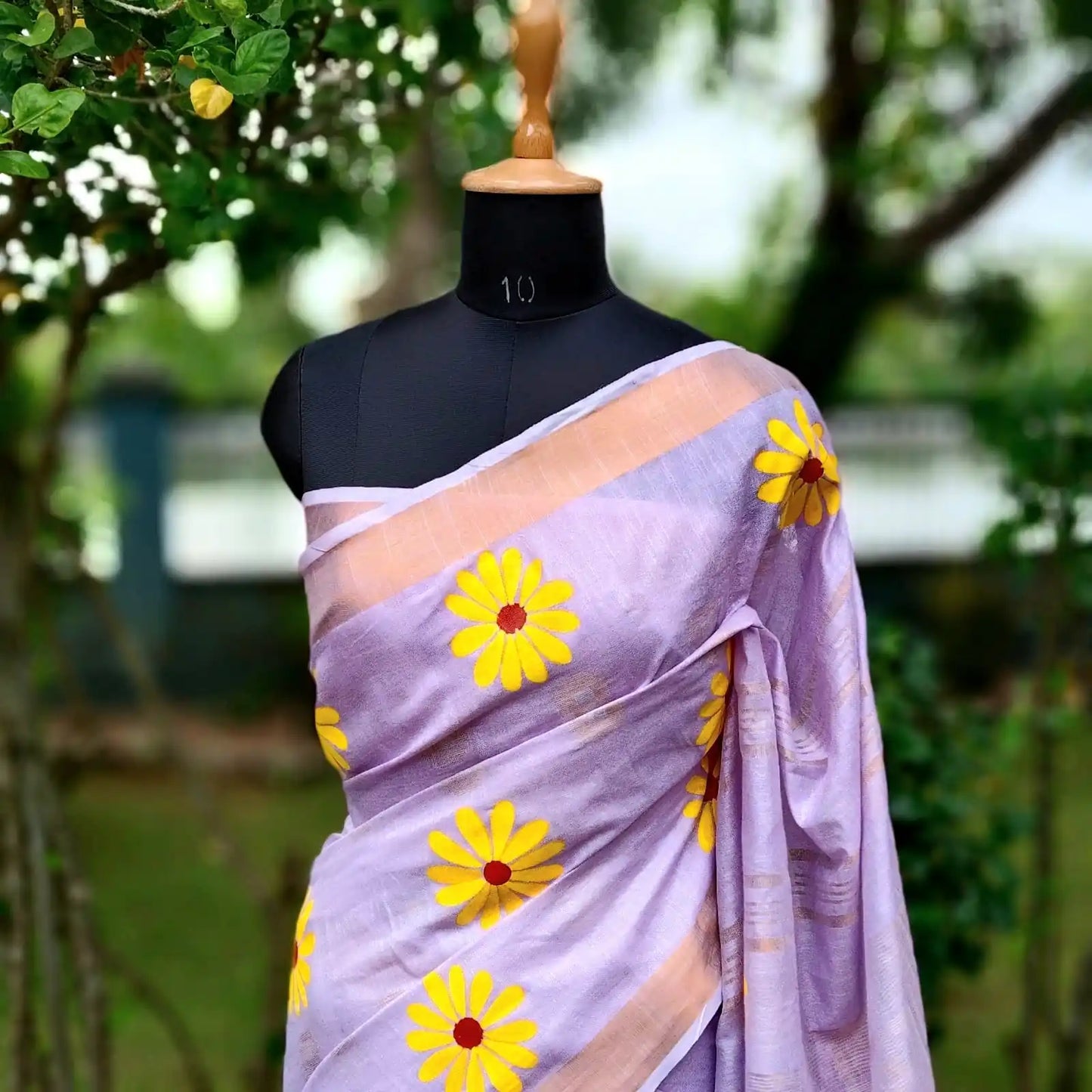 Hand-Painted Light Purple Beauty