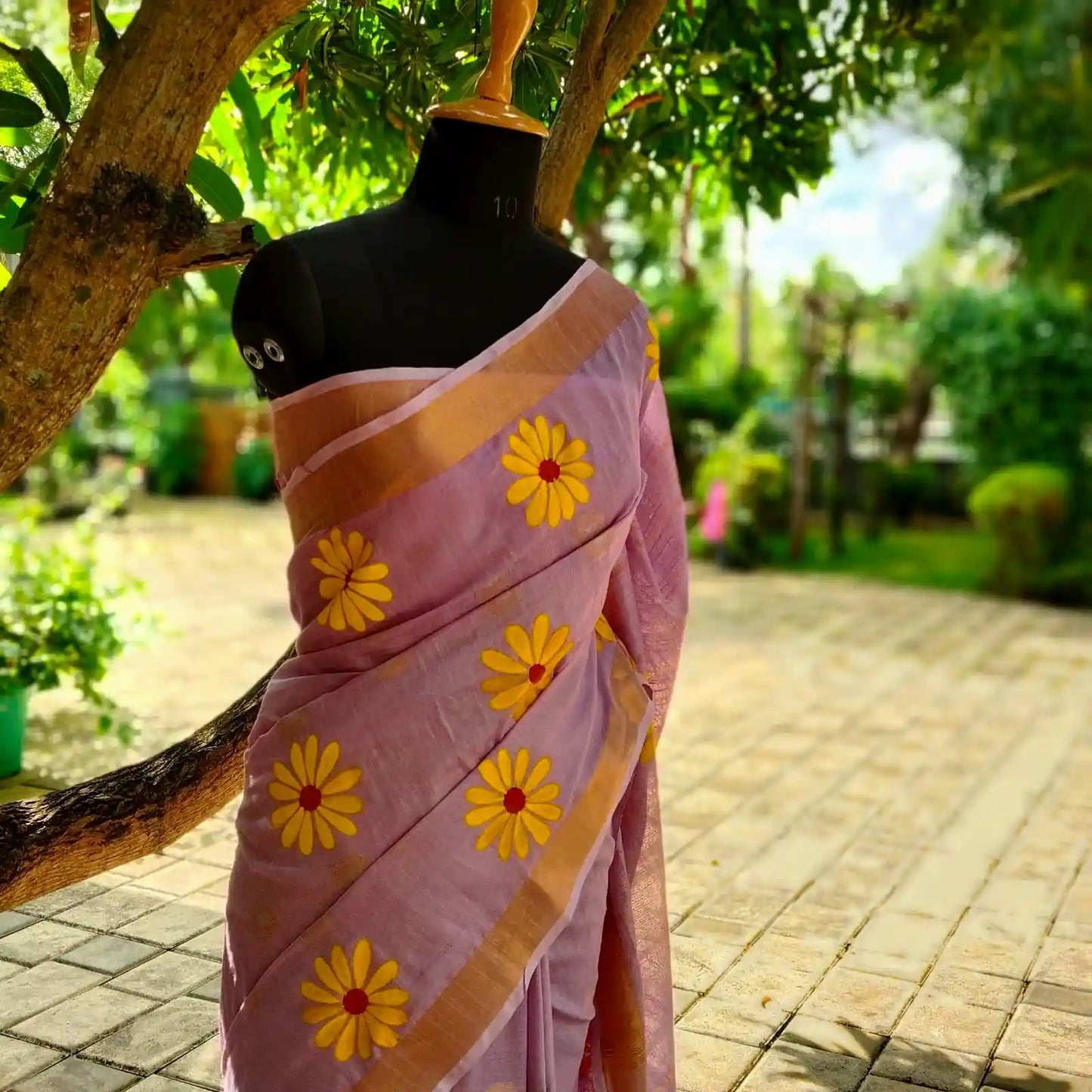 Hand-Painted Light Purple Beauty