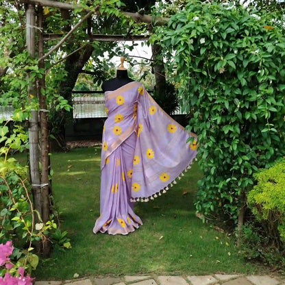 Hand-Painted Light Purple Beauty