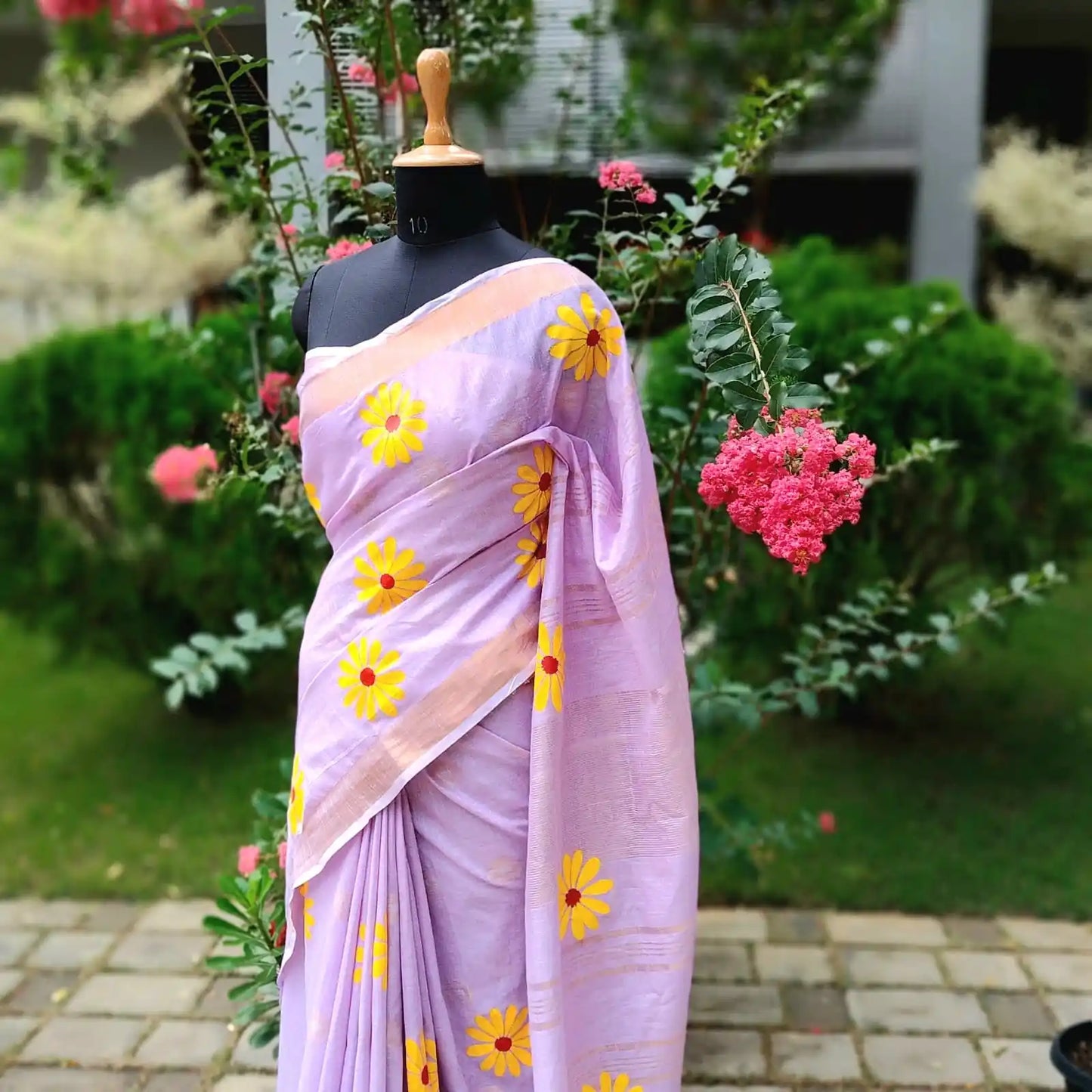 Hand-Painted Light Purple Beauty