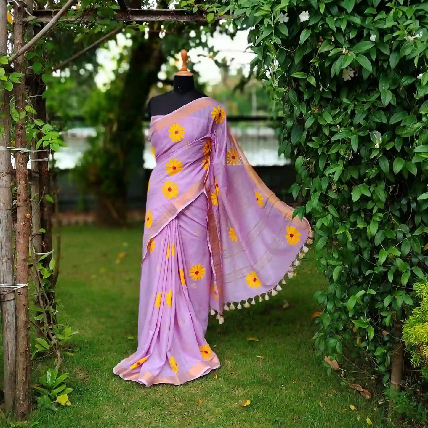 Hand-Painted Light Purple Beauty