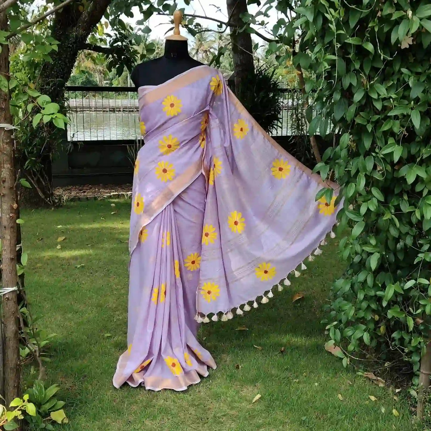 Hand-Painted Light Purple Beauty