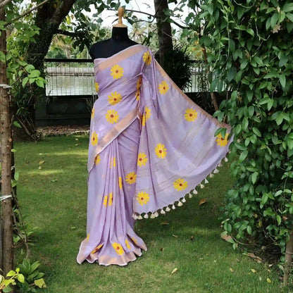 Hand-Painted Light Purple Beauty