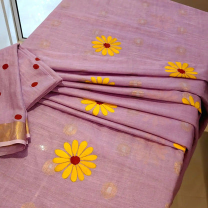 Hand-Painted Light Purple Beauty