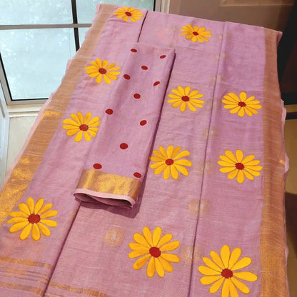 Hand-Painted Light Purple Beauty