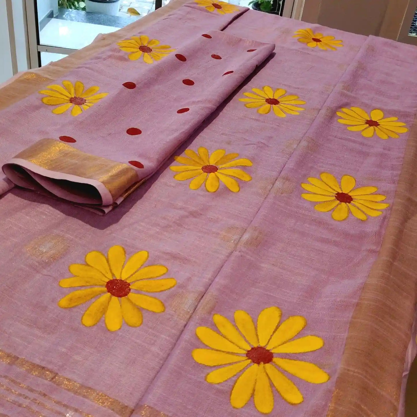 Hand-Painted Light Purple Beauty