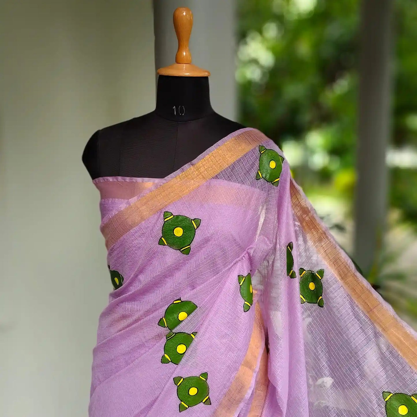 Pichwai Elegance On Kota Doria Saree