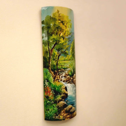 Bamboo Canvas Adorned With Nature’s Beauty