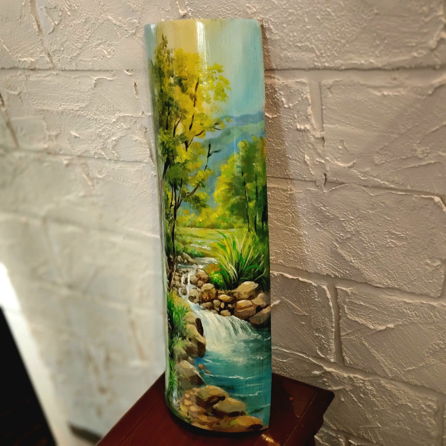 Bamboo Canvas Adorned With Nature’s Beauty