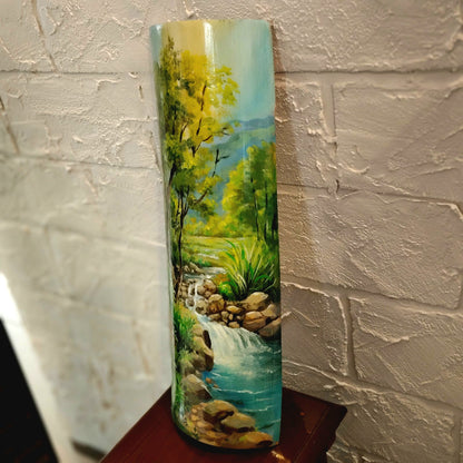 Bamboo Canvas Adorned With Nature’s Beauty