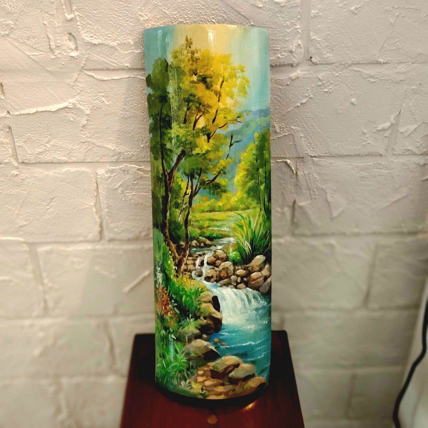 Bamboo Canvas Adorned With Nature’s Beauty