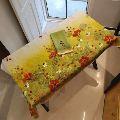 Delicate Art Meets Airy Elegance — Hand-painted Magic On Kota Doria