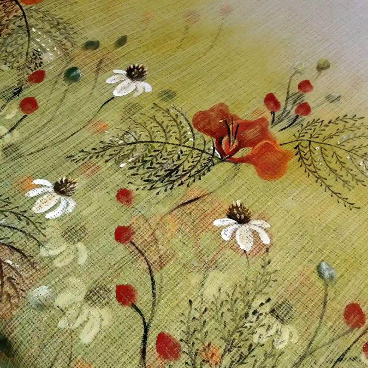 Delicate Art Meets Airy Elegance — Hand-painted Magic On Kota Doria