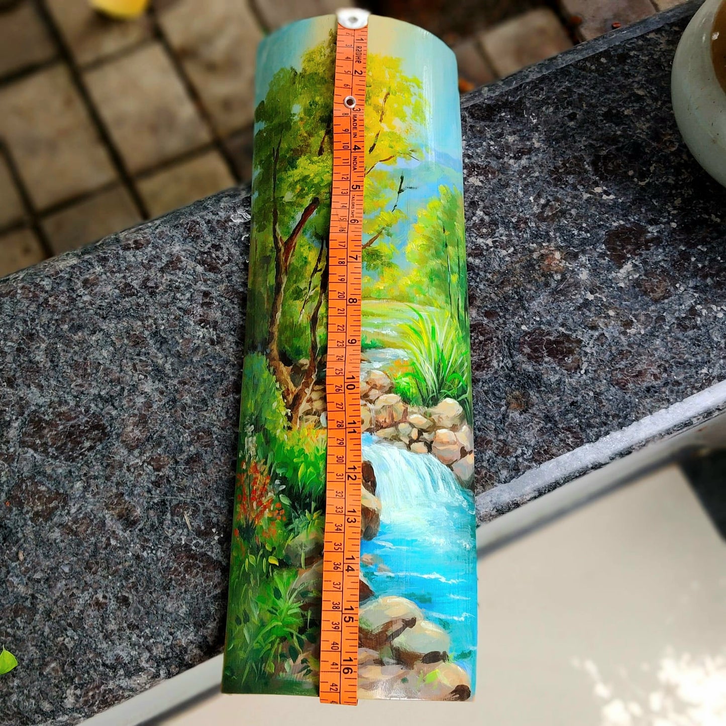 Bamboo Canvas Adorned With Nature’s Beauty
