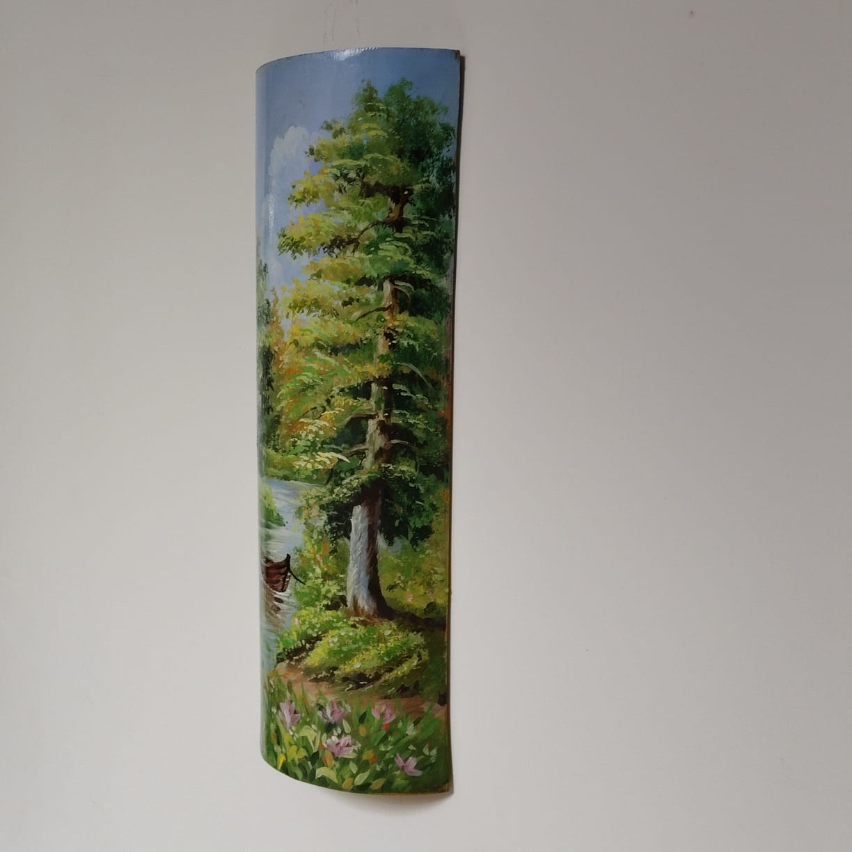 Nature Comes Alive On Hand-Painted Bamboo