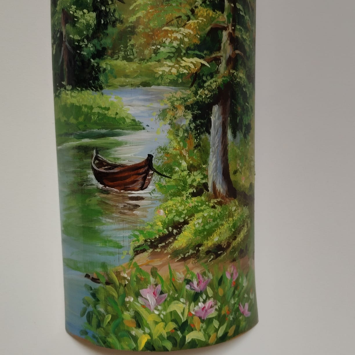Nature Comes Alive On Hand-Painted Bamboo