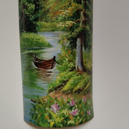 Nature Comes Alive On Hand-Painted Bamboo