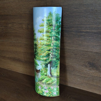 Nature Comes Alive On Hand-Painted Bamboo