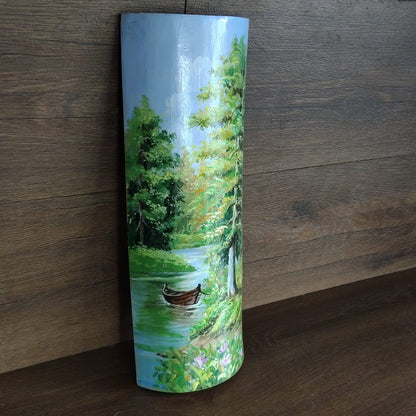 Nature Comes Alive On Hand-Painted Bamboo