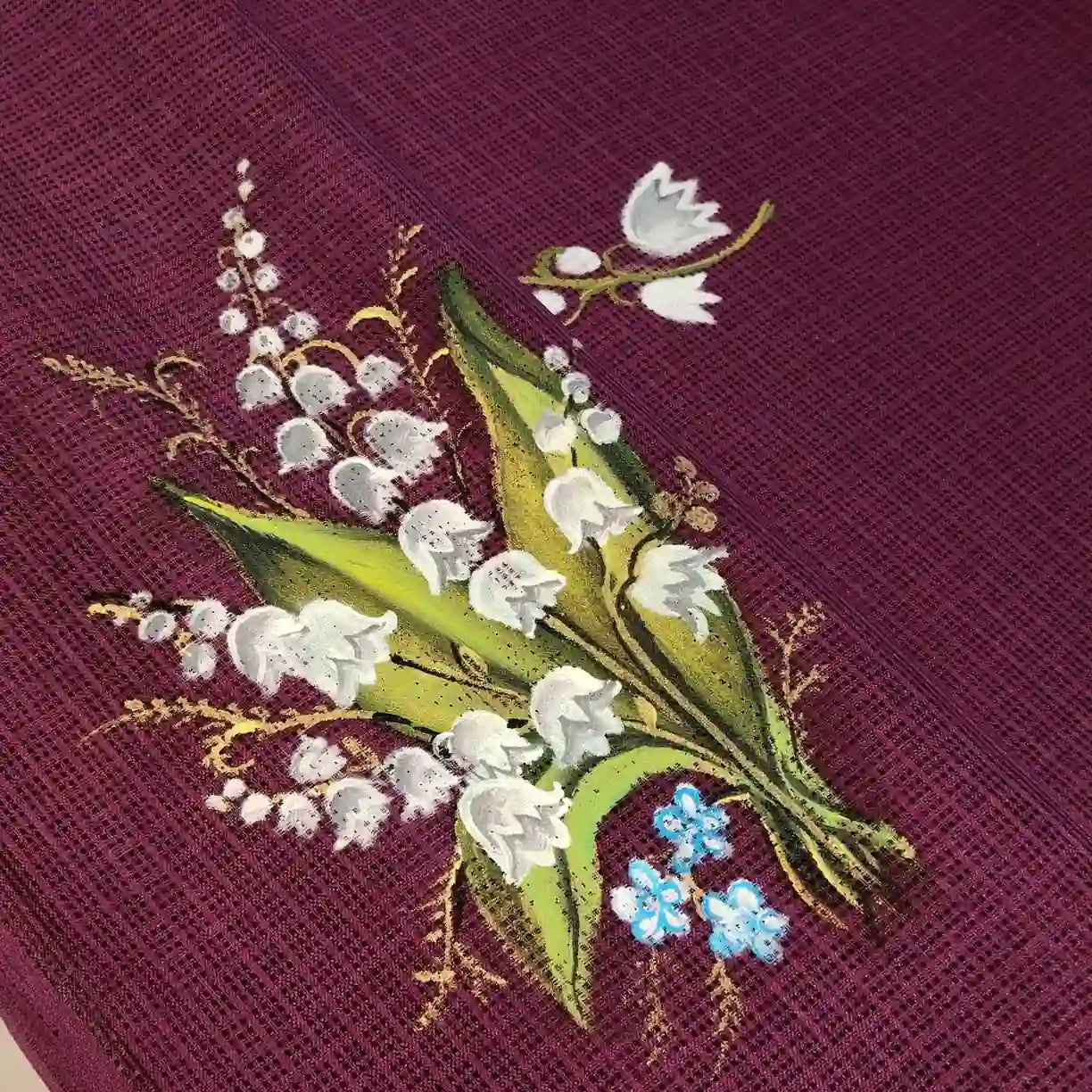 Sheer Elegance In This Hand-Painted Masterpiece On Kota silk