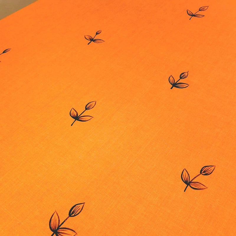 Breathable Pure Cotton Kurti With Graceful Hand-Drawn Line Art Accents