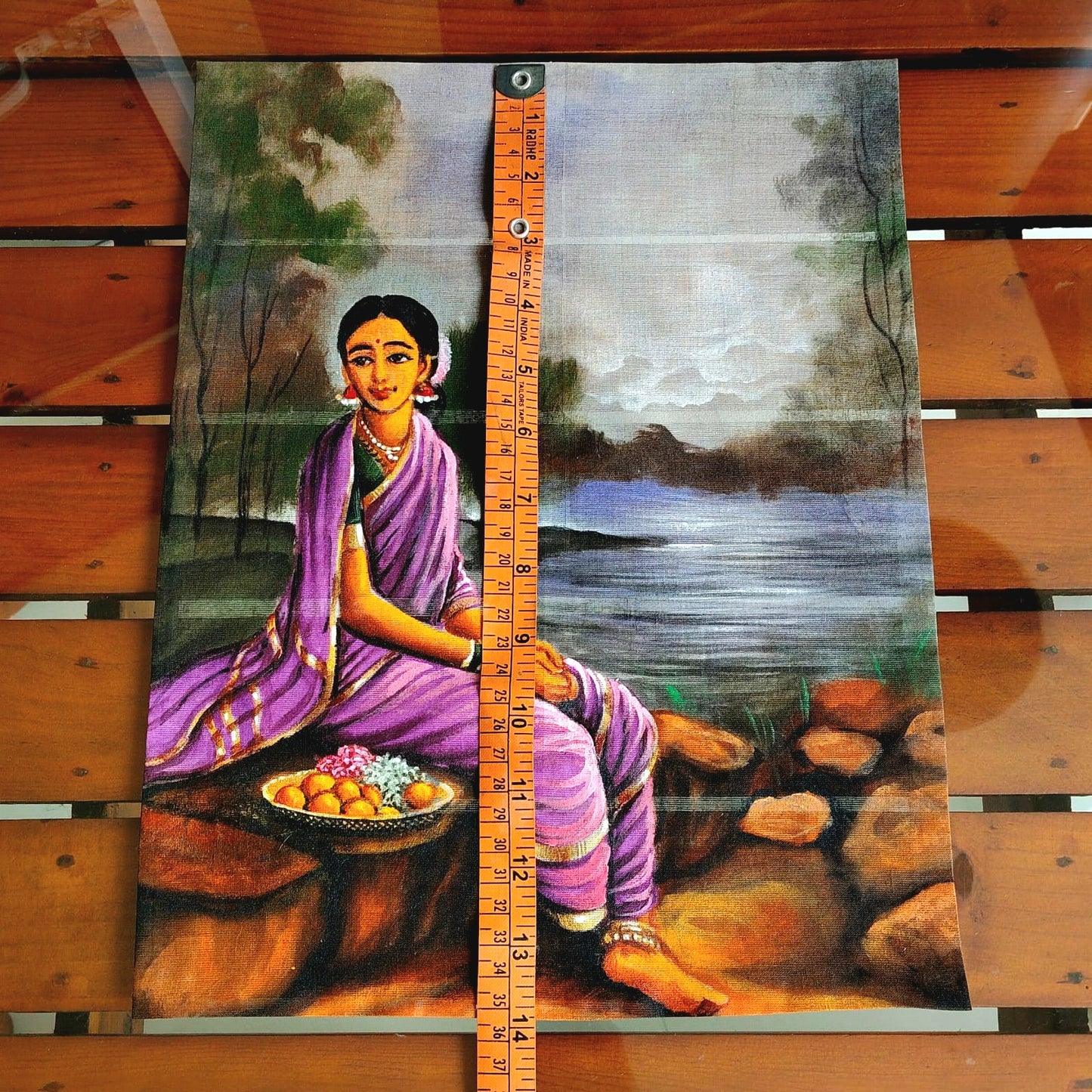 Elegant Ravi Varma Artwork Patch For Adding On Garments