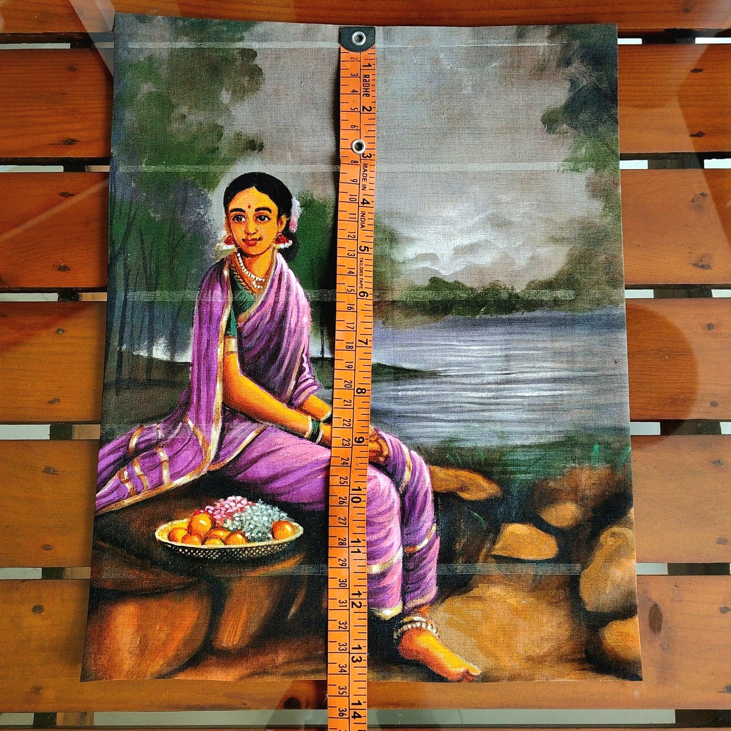 Artistic Ravi Varma Motif Patch To Enhance Your Sarees, Kurtis, Or Blouses