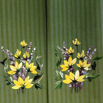 Hand Painted Cotton Blouse Piece