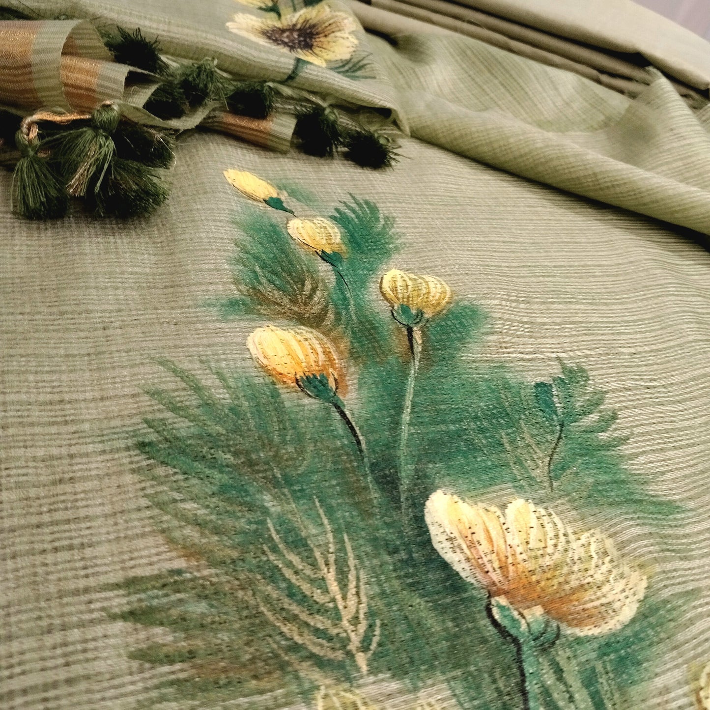 Elegantly Crafted Art On Soft Fabric