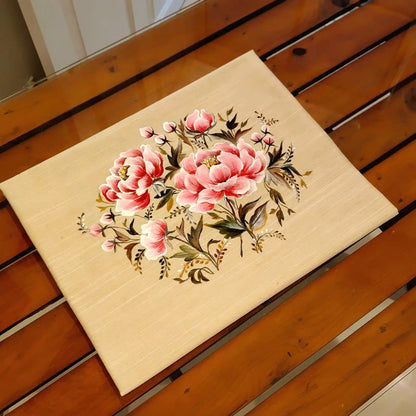 Peonies In Bloom — Hand-Painted Elegance