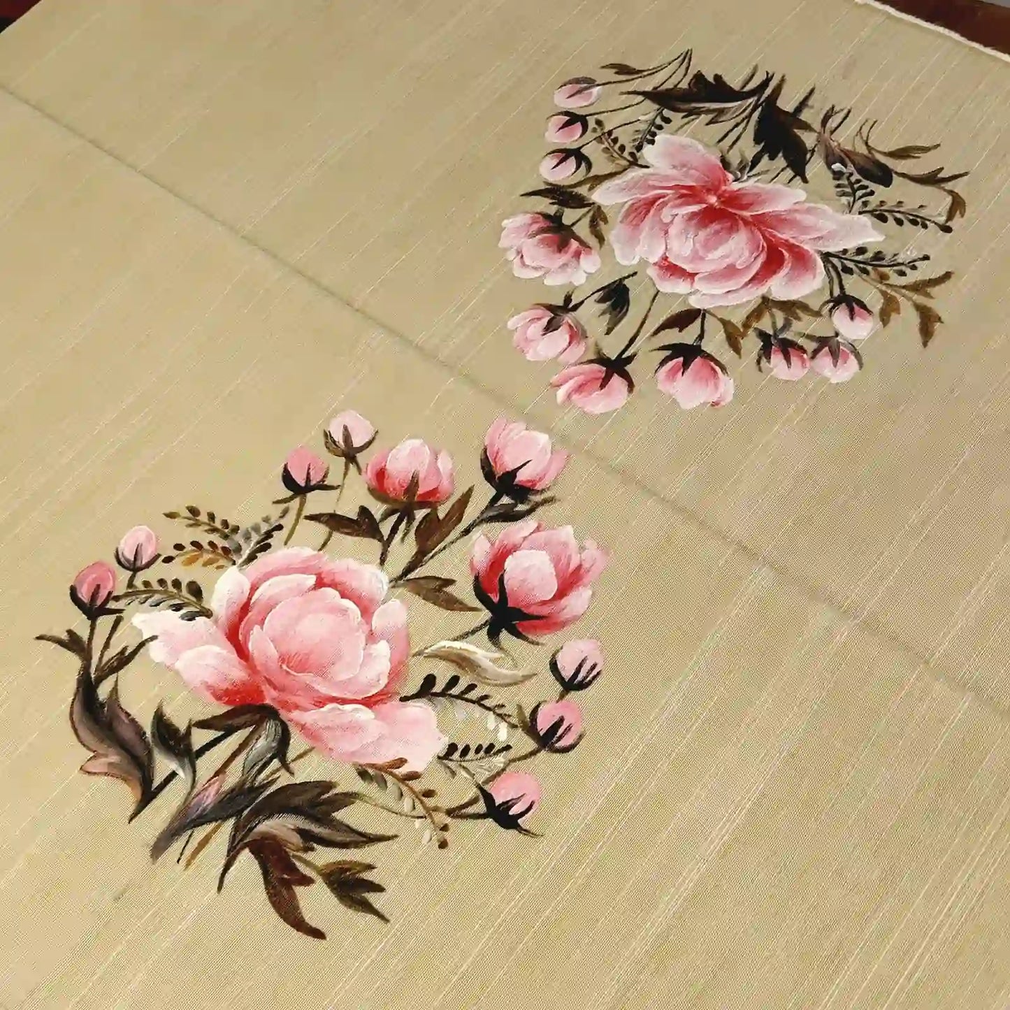 Peonies In Bloom — Hand-Painted Elegance