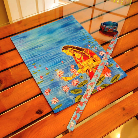 Beautifully Hand-Painted Fabric Patch