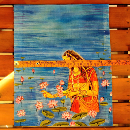 Beautifully Hand-Painted Fabric Patch