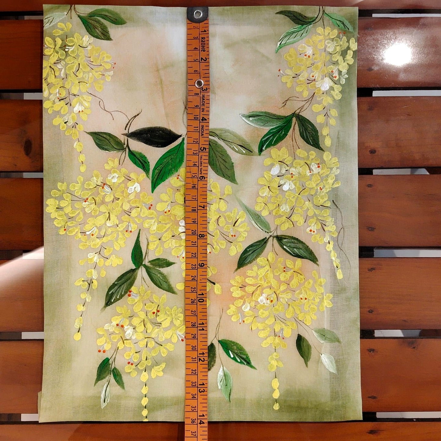 Artistic Floral Fabric Patch For Statement Styling