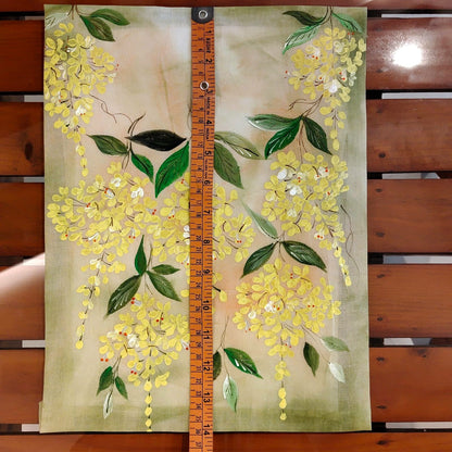 Artistic Floral Fabric Patch For Statement Styling