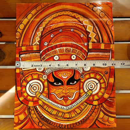 Hand Painted Wearable Art Patches Featuring Theyyam motif
