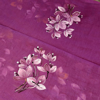 Where Fine Mal Chanderi Meets Hand-Painted Beauty