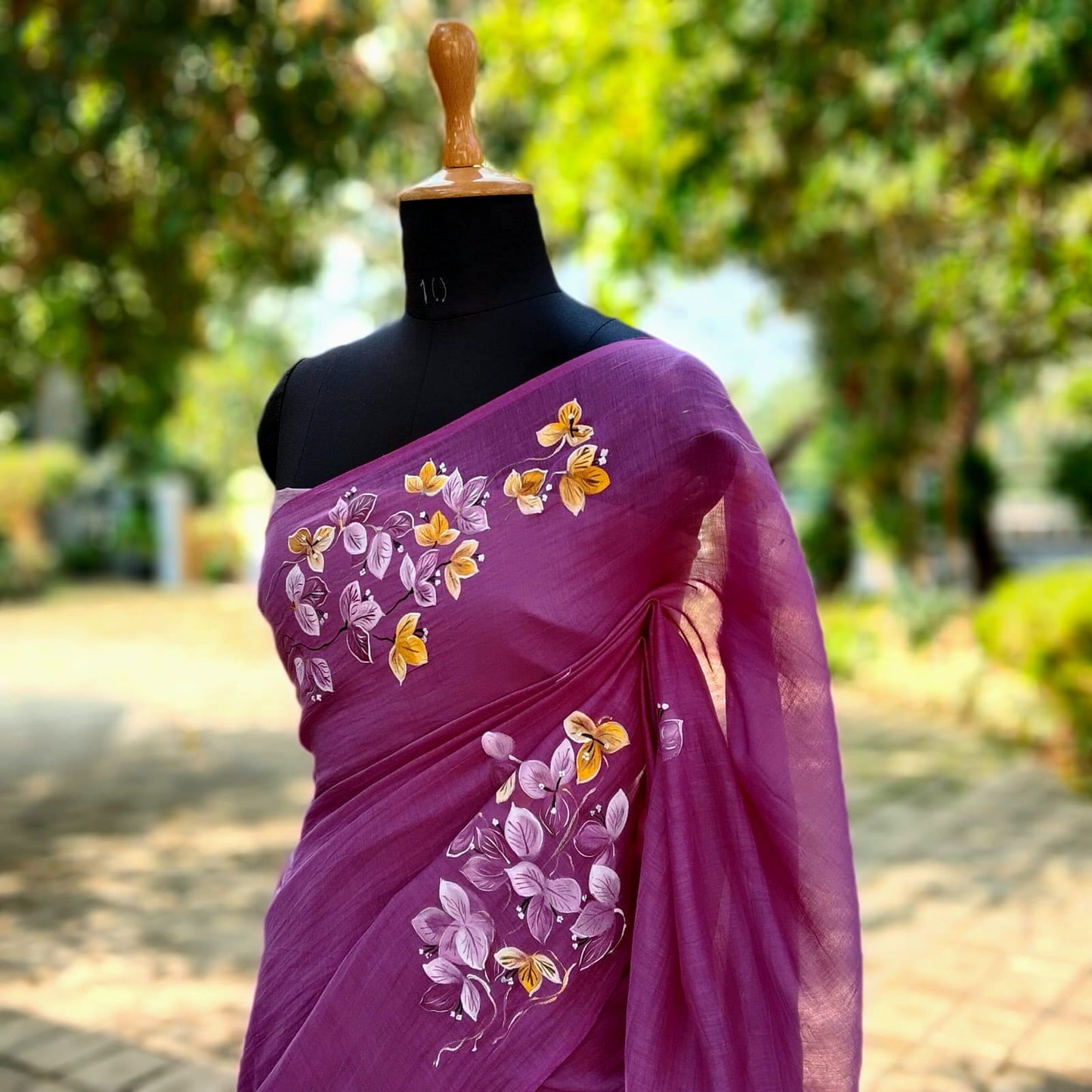 Where Fine Mal Chanderi Meets Hand-Painted Beauty