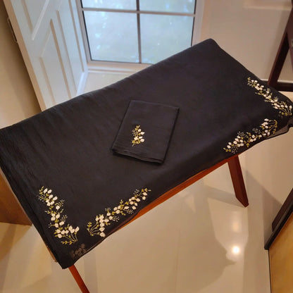 Where Hand Embroidery Meets Mal Chanderi Grace