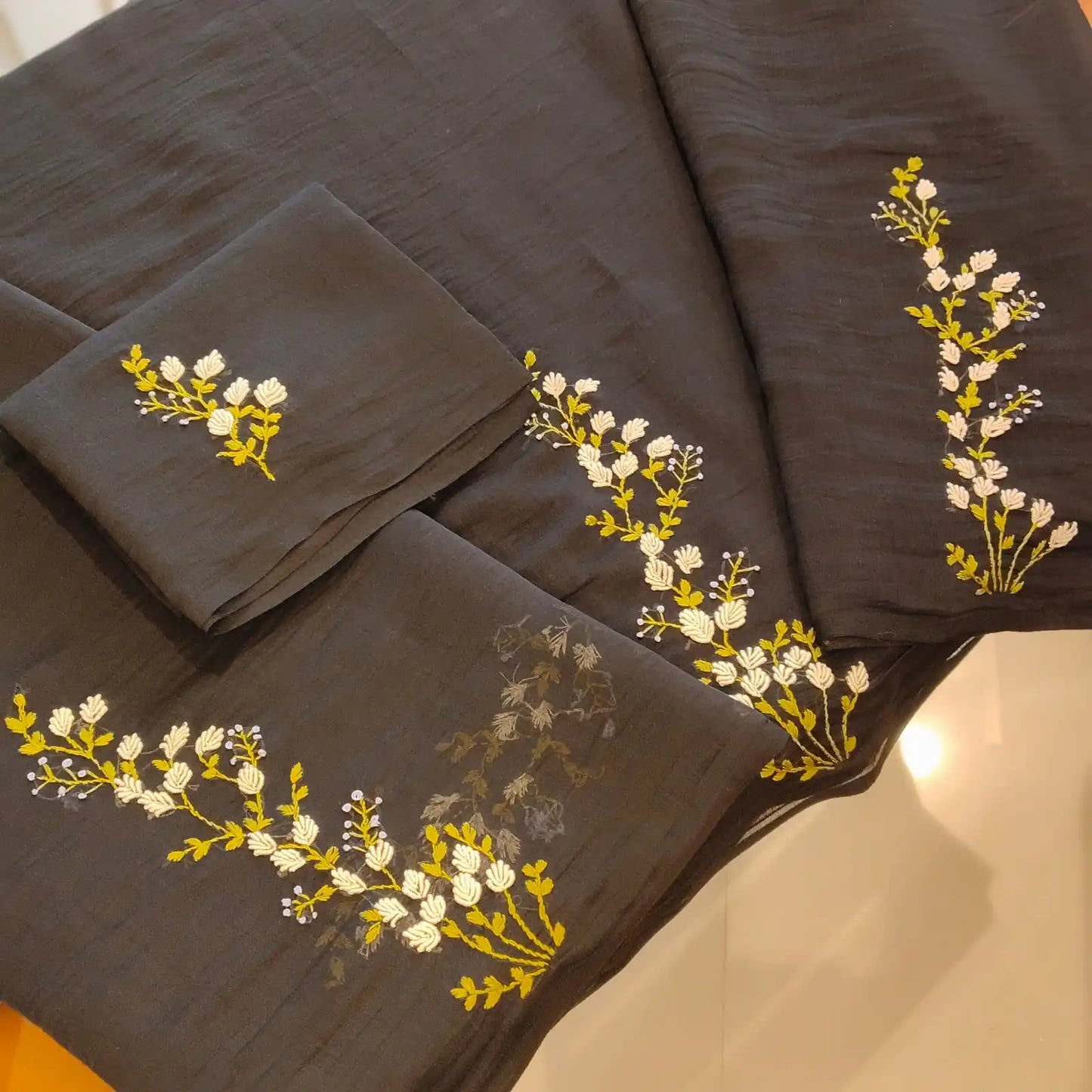 Where Hand Embroidery Meets Mal Chanderi Grace