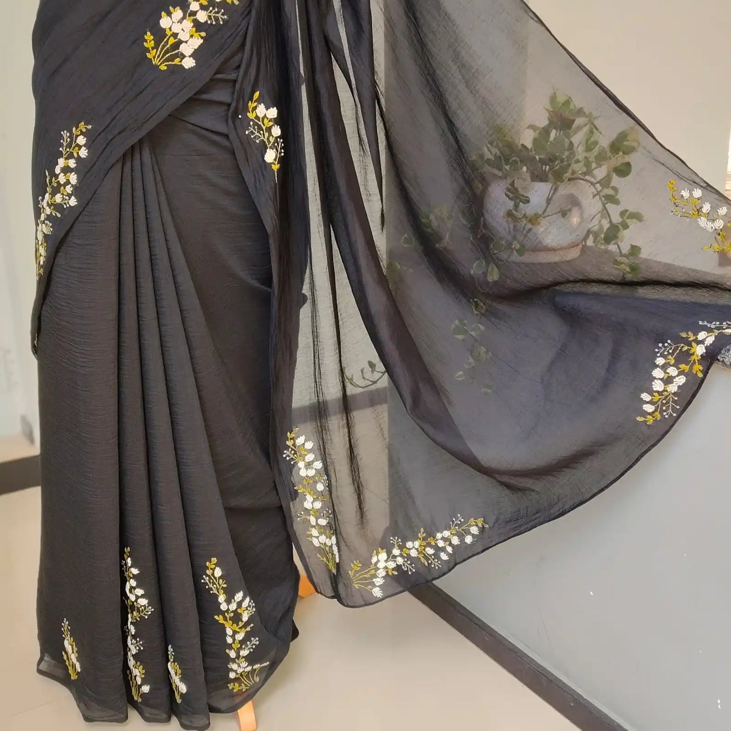 Where Hand Embroidery Meets Mal Chanderi Grace