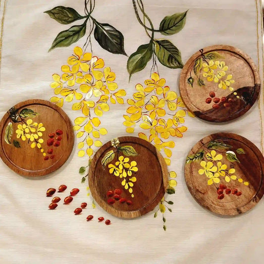 Artistic Coasters, Painted With Love