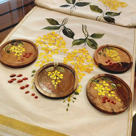 Hand-Painted Coasters To Elevate Everyday Moments