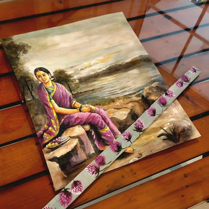 Ravi Varma Art Fabric Patch