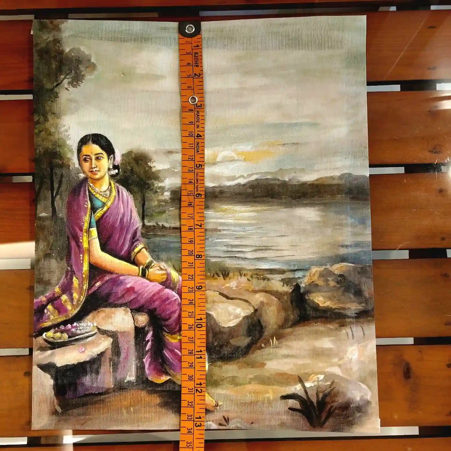 Ravi Varma Art Fabric Patch