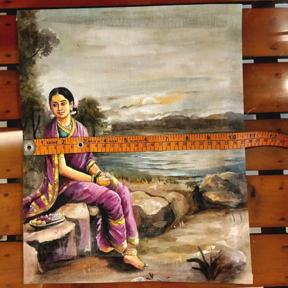 Ravi Varma Art Fabric Patch