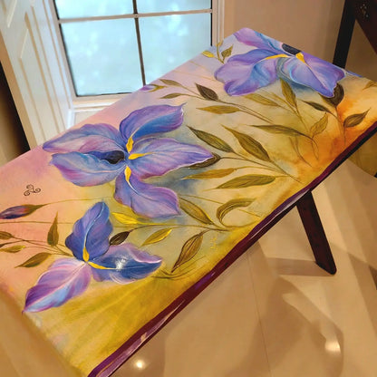 Hand-Painted Charm On Fine Chanderi Silk Saree
