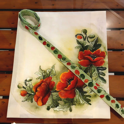 Artistic Floral Fabric Patch For Statement Styling